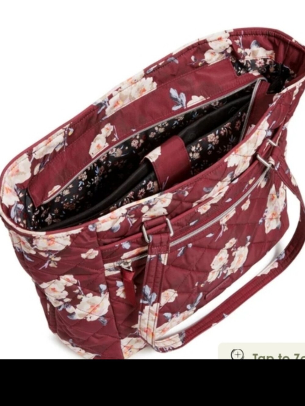 Vera Bradley Performance Twill Laptop Work Tote Blooms & Branches